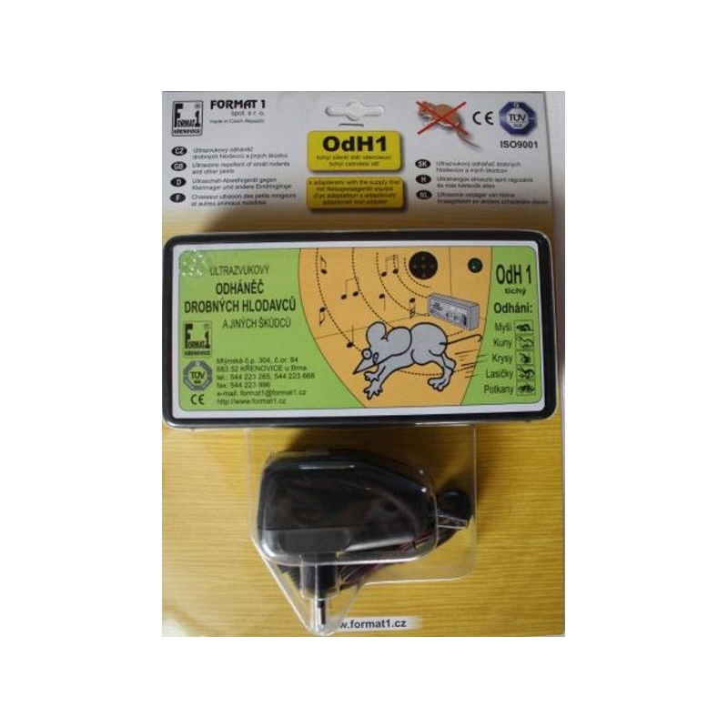Elektroniczny odstraszacz gryzoni  ODH1, cichy + adapter